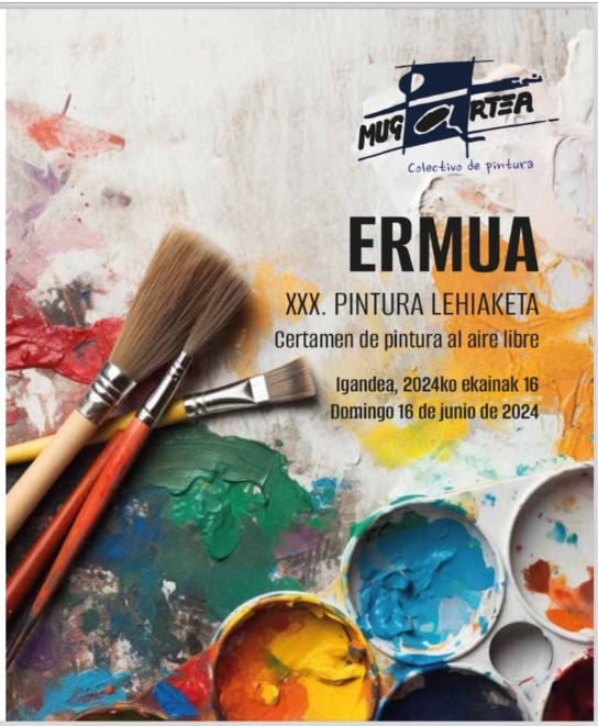 CARTEL del  XXX Concurso de Pintura al Aire Libre de Ermua