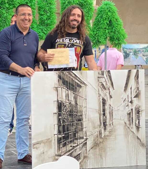 carlos-montero-1-premio-el-sabado-en-el-xxiv-certamen-internacional-de-pintura-rapida-villa-de-castellar-obtiene-el-segundo-premio-el-domingo-en-andujar-